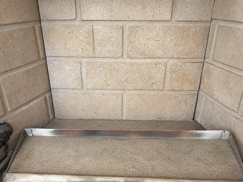 After chimney sweep & repair - Firebox Interior