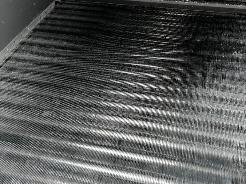 After uv-c light installation — Air Handler Coil