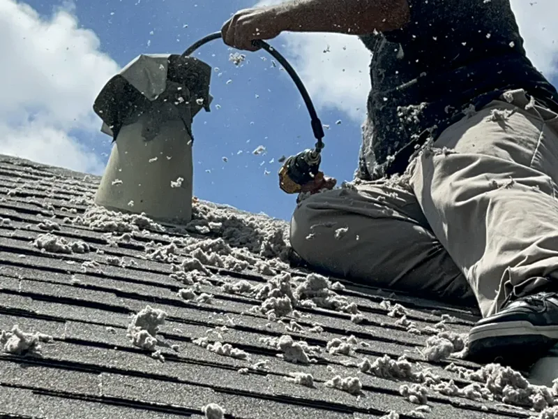After dryer vent cleaning — Dryer Vent Line