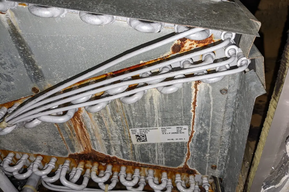 Air Central indoor air quality - coil in Austin TX