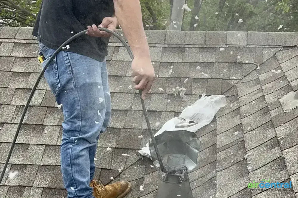 Clean More Often If - Air Central dryer vent service in Austin TX