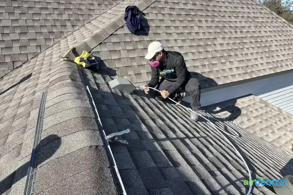 Bird Nests and Pest Blockages in Dryer Vents - Air Central dryer vent service in Austin TX