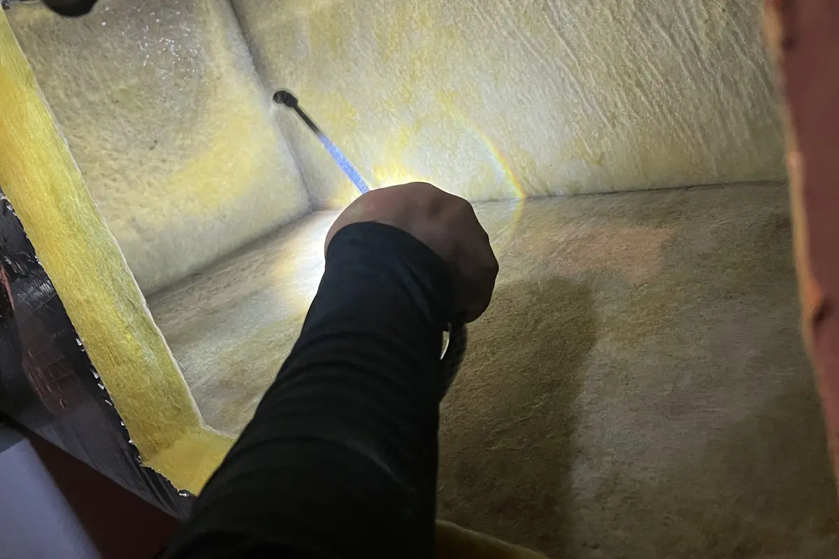 Air Central air duct cleaning - plenum in Austin TX