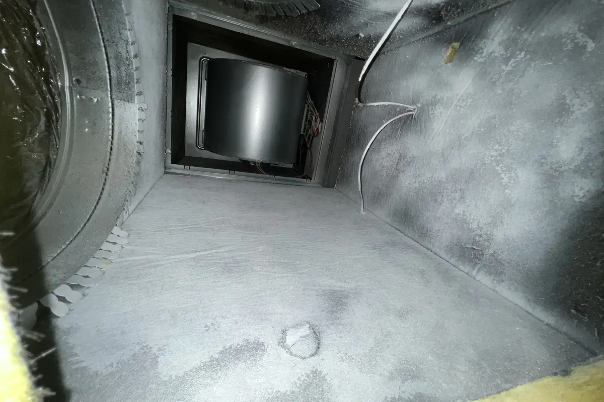 Air Central air duct cleaning - plenum in Austin TX