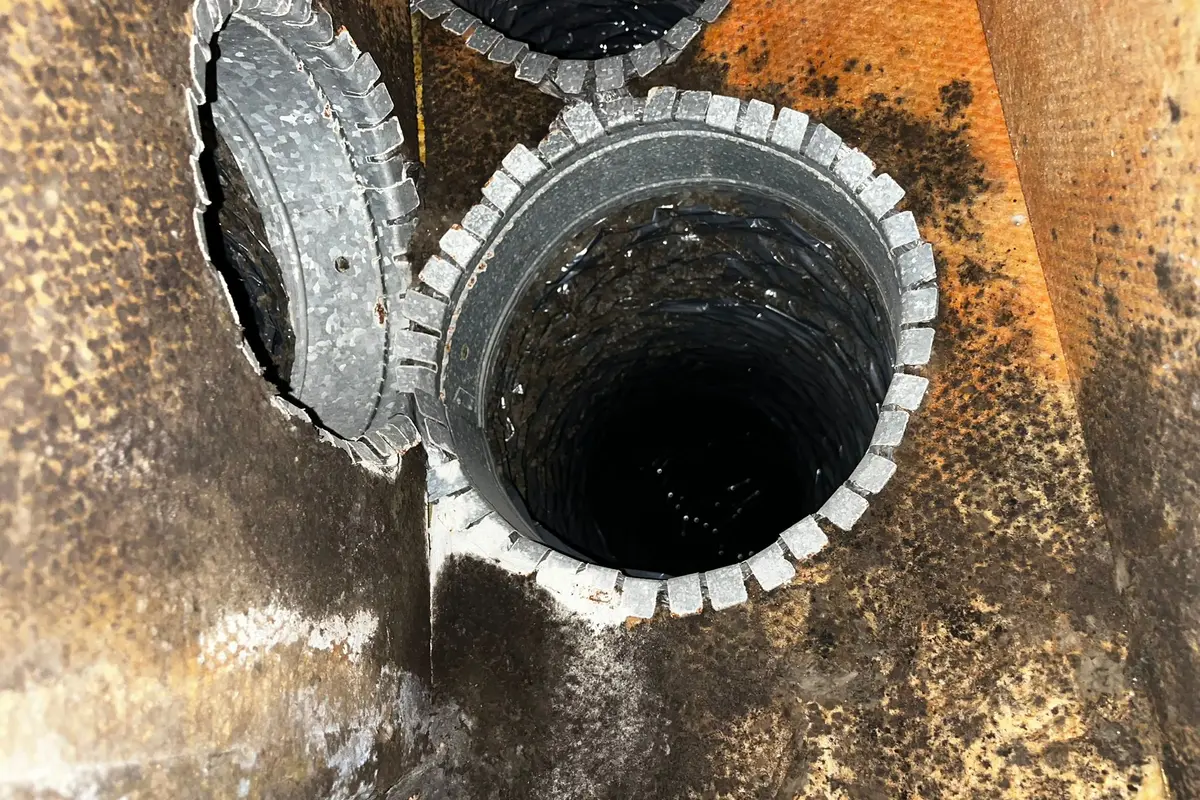 What Contamination Looks Like Inside the Plenum - Air Central homeowner education service in Austin TX