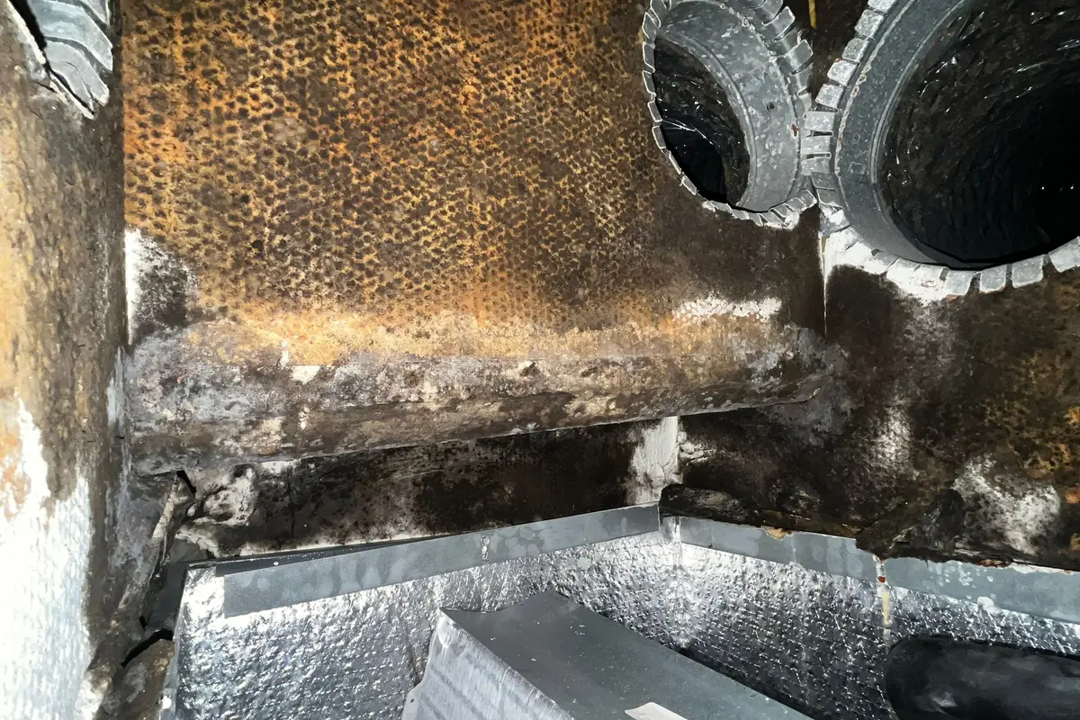 Air Central air duct cleaning - plenum in Austin TX