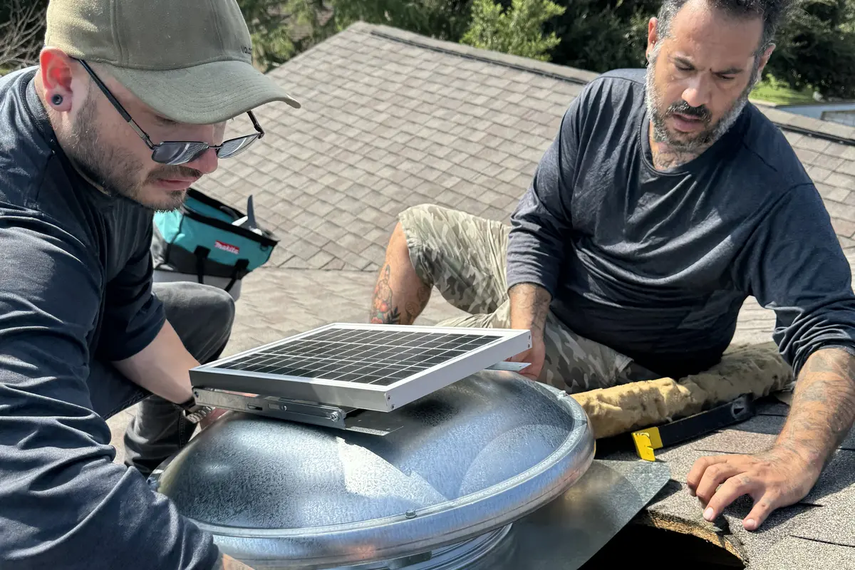 Air Central attic insulation - solar in Austin TX