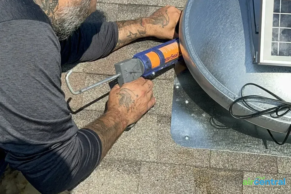 How Solar Attic Fans Save Money - Air Central energy efficiency service in Austin TX