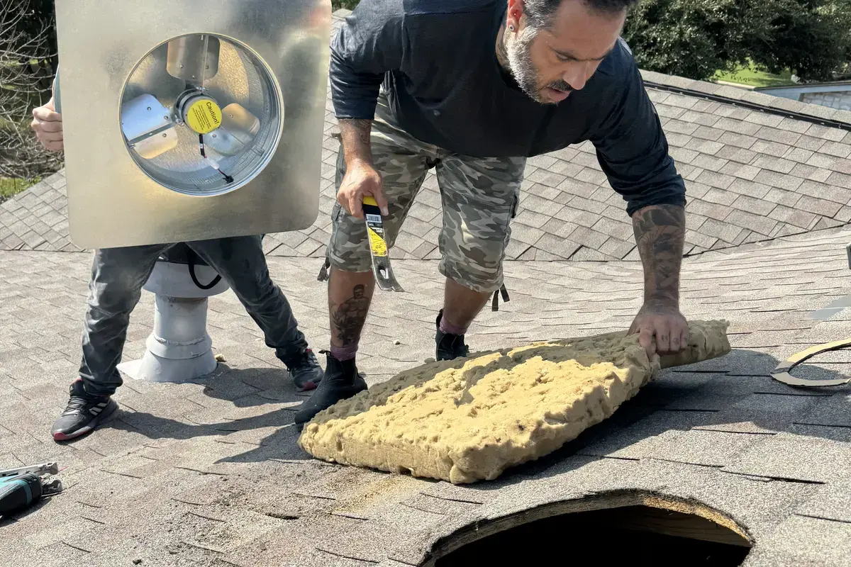 Air Central attic insulation - solar in Austin TX