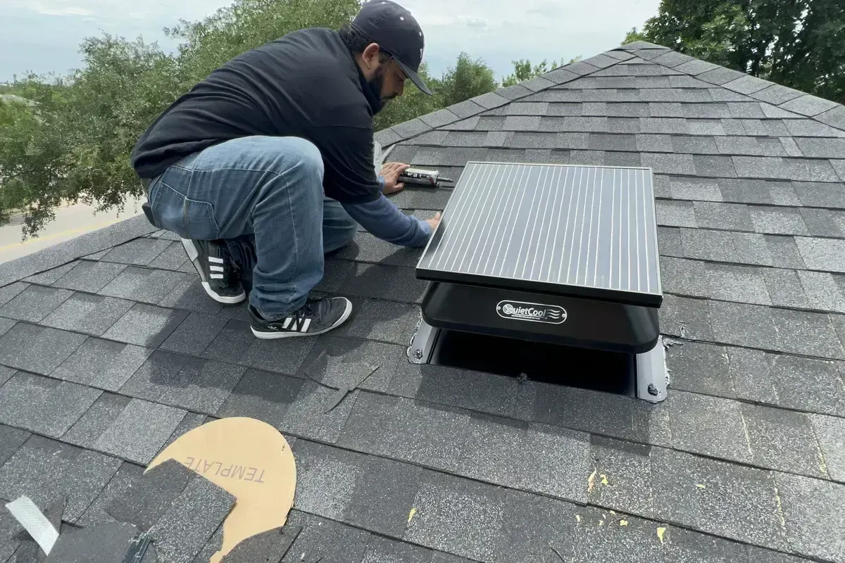 Air Central attic insulation - solar in Austin TX