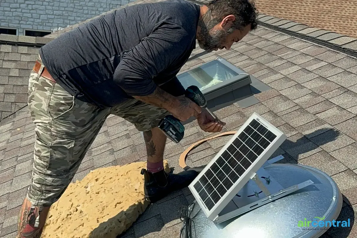 Solar Attic Fans: The Austin Solution - Air Central attic insulation service in Austin TX