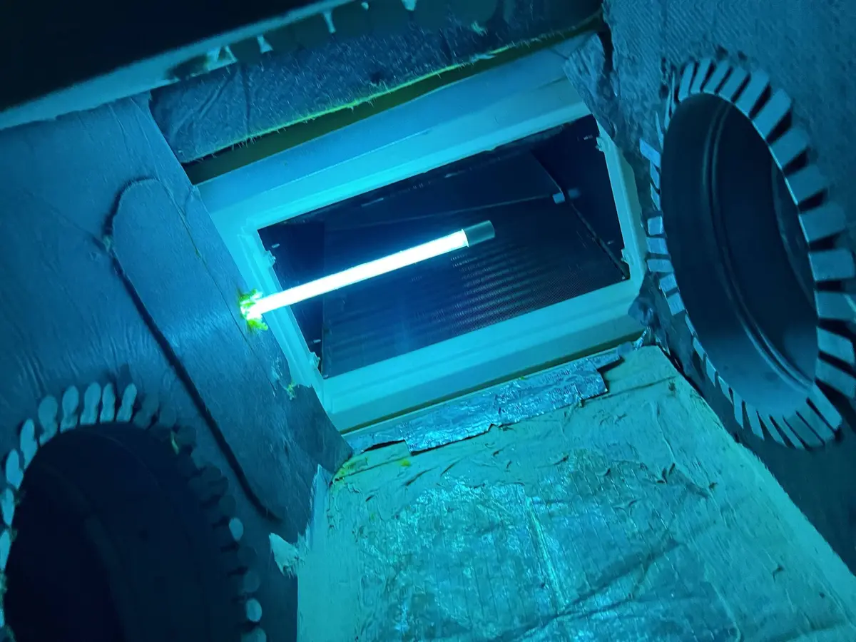 Completed UV-C installation