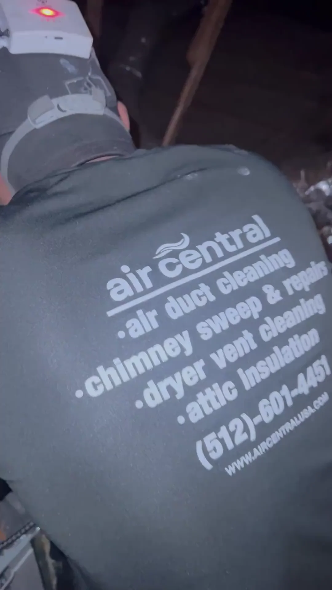 Before and after plenum restoration